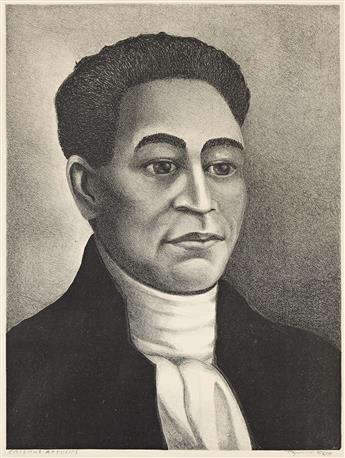 RAYMOND STETH (1917 - 1997) Crispus Attucks.                                                                                                     